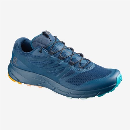 Salomon SENSE RIDE 2 MMB LIMITED Mens Trail Running Shoes Blue UK CTIG